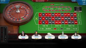 Full Tilt Roulette Table View