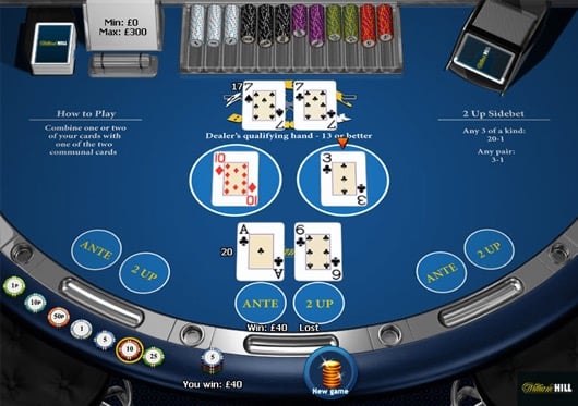 William Hill Blackjack View